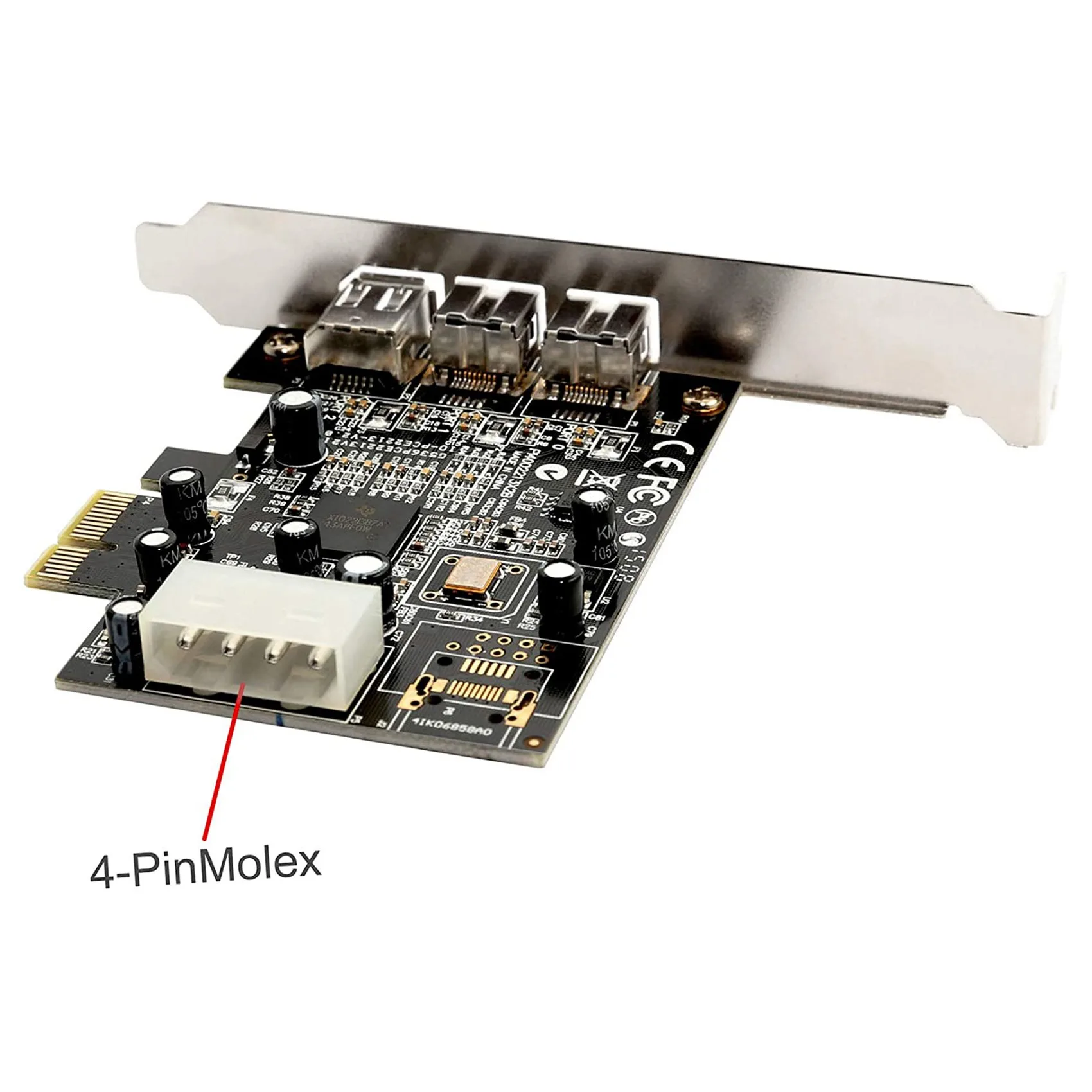 SY-PEX30016 3-портовая карта IEEE 1394 Firewire 1394B и 1394A PCIe 1.1 X1 TI XIO2213B Чипсет Требуется драйвер