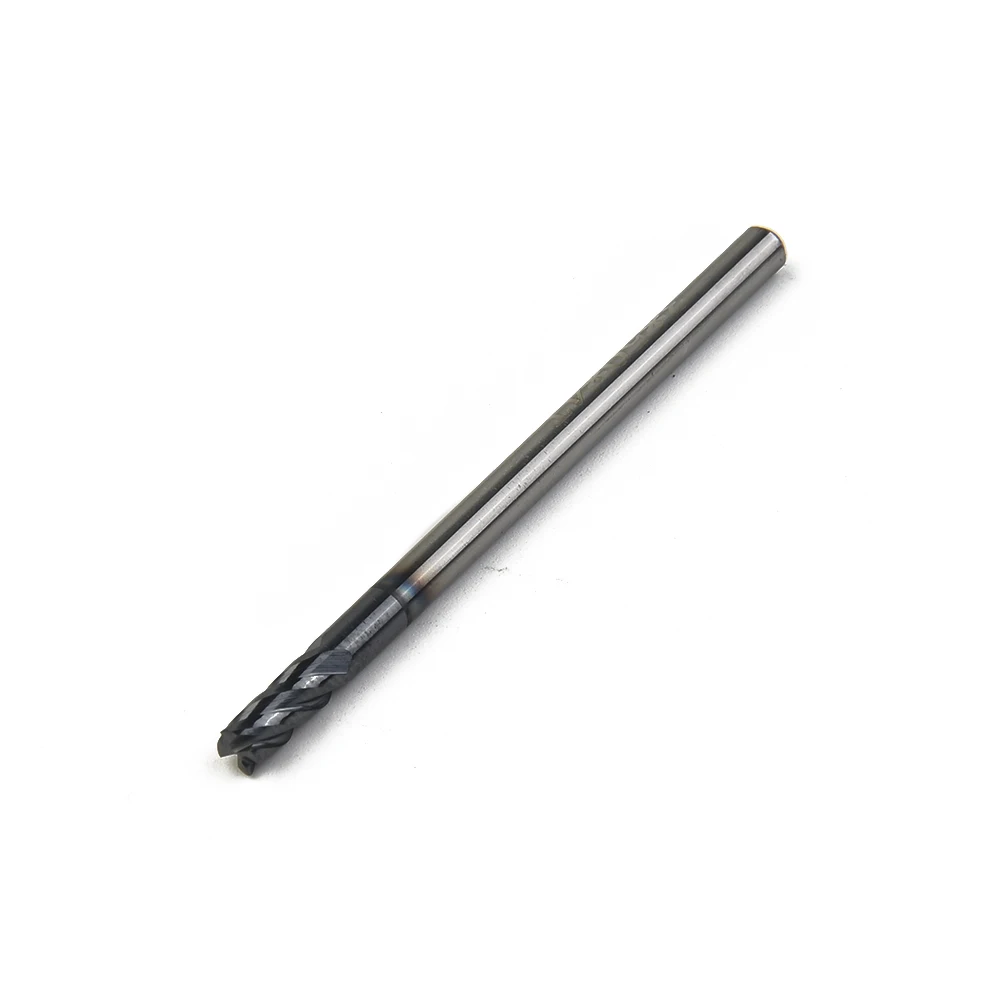 

HRC45 End Mill Tungsten Carbide Cutter Grinder Supplies Shank 4 Flutes Metalworking Machine Tool Accessories Burr