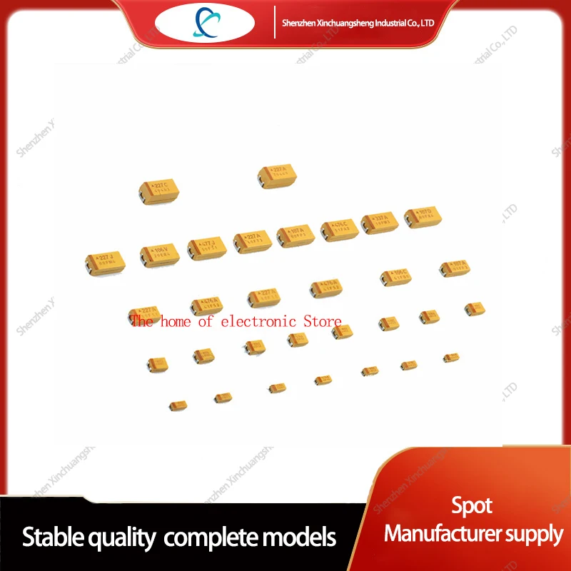 

10PCS 3216/1206/A Type Tantalum Capacitor 1UF 105 35V 4.7UF 475 10UF 106 25V