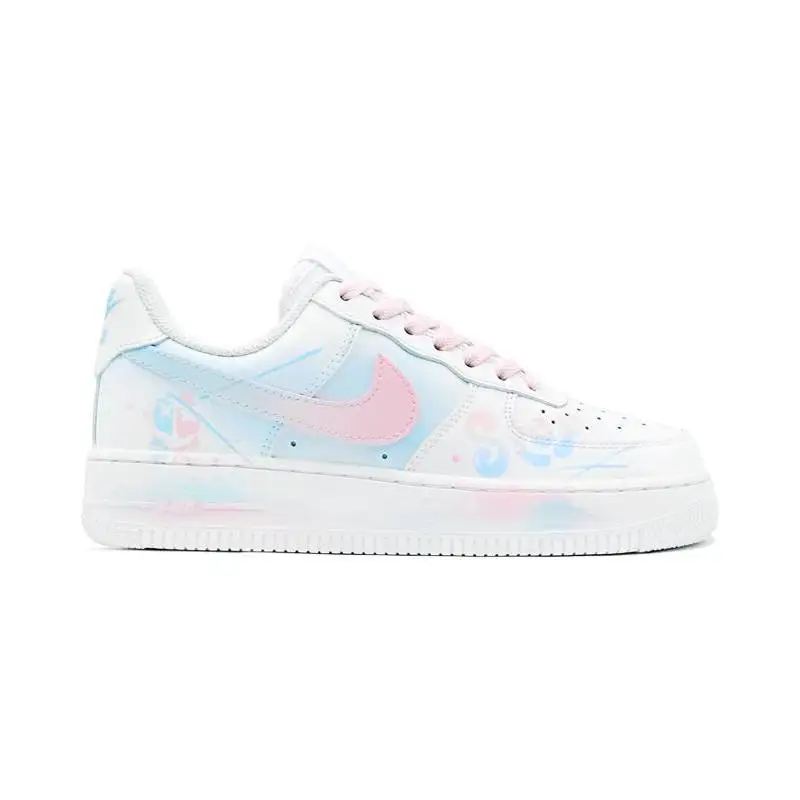 【Настроить】Nike Air Force 1 Обувь для скейтбординга Женские кроссовки DH2920-111