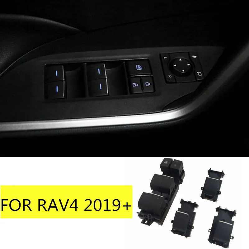 

Lighted LED Power Single Window Switch Set for Toyota RAV4 RAV 4 2019 2020 Left Driving Backlight