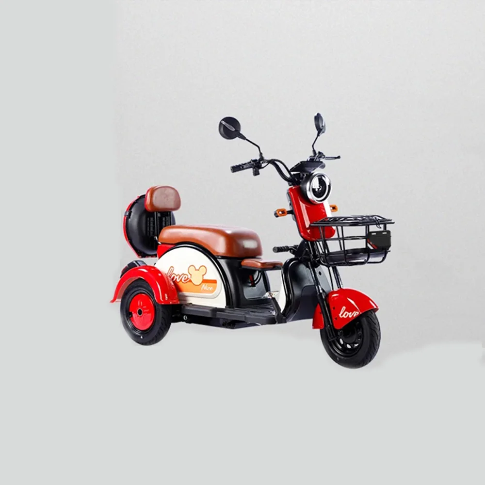 

600w/800w 48v/60v Adult Electric Tricycle Safe Convenient Up to 65km Endurance