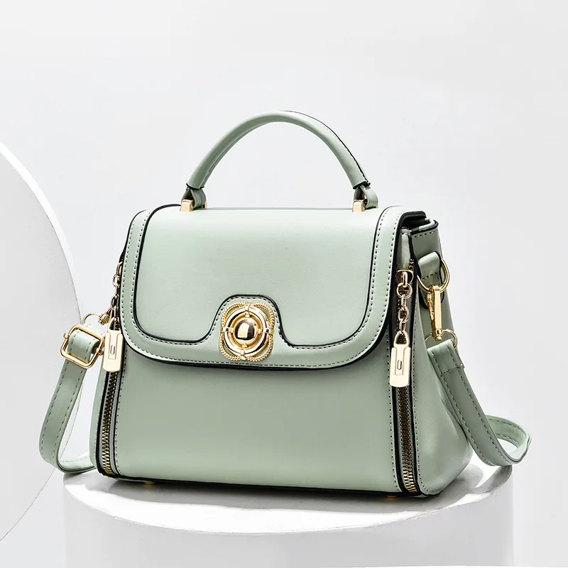 

MONNET CAUTHY Autumn New Bags for Women Leisure Fashion Practical Handbag Solid Color Green White Khaki Brown Crossbody Flap Bag