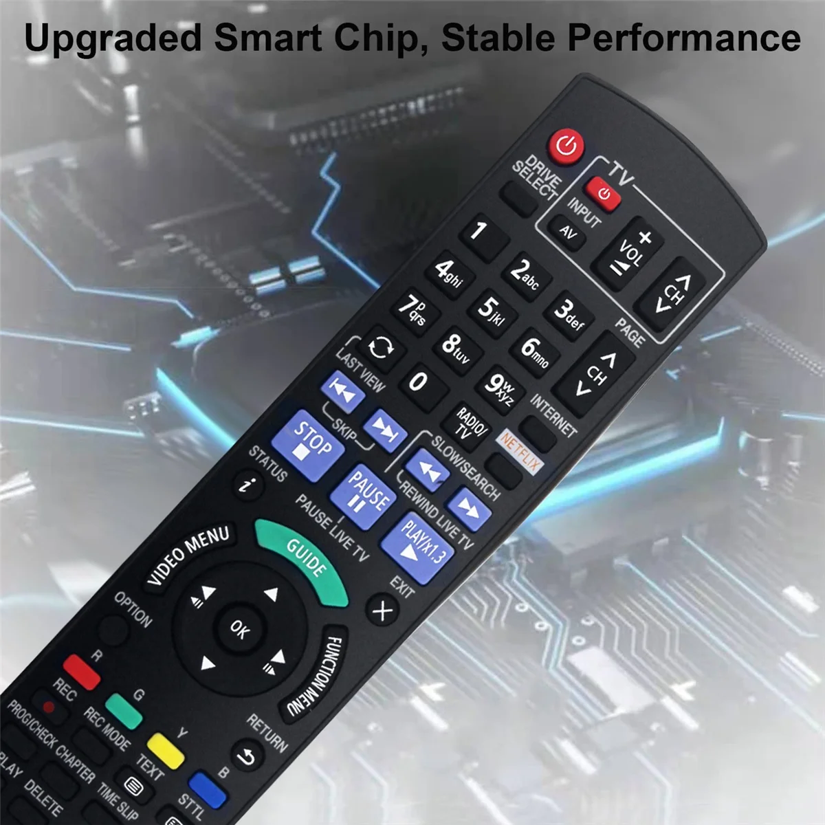 Замените N2QAYB 001042 Пульт дистанционного управления для Panasonic DMRHWT250 DMRHWT250GL DMR-HWT250