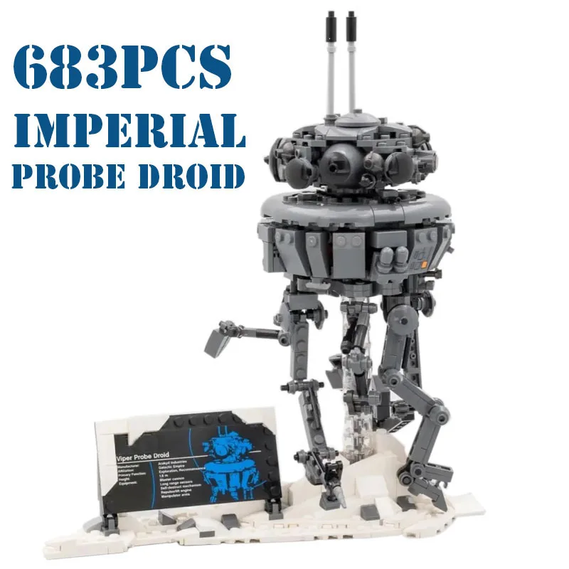 

New Fit 75306 IMPERIAL VIPER PROBE DROID Building Block Set 683PCs War Machine Building Blocks Toy Compatible Gift for Kids