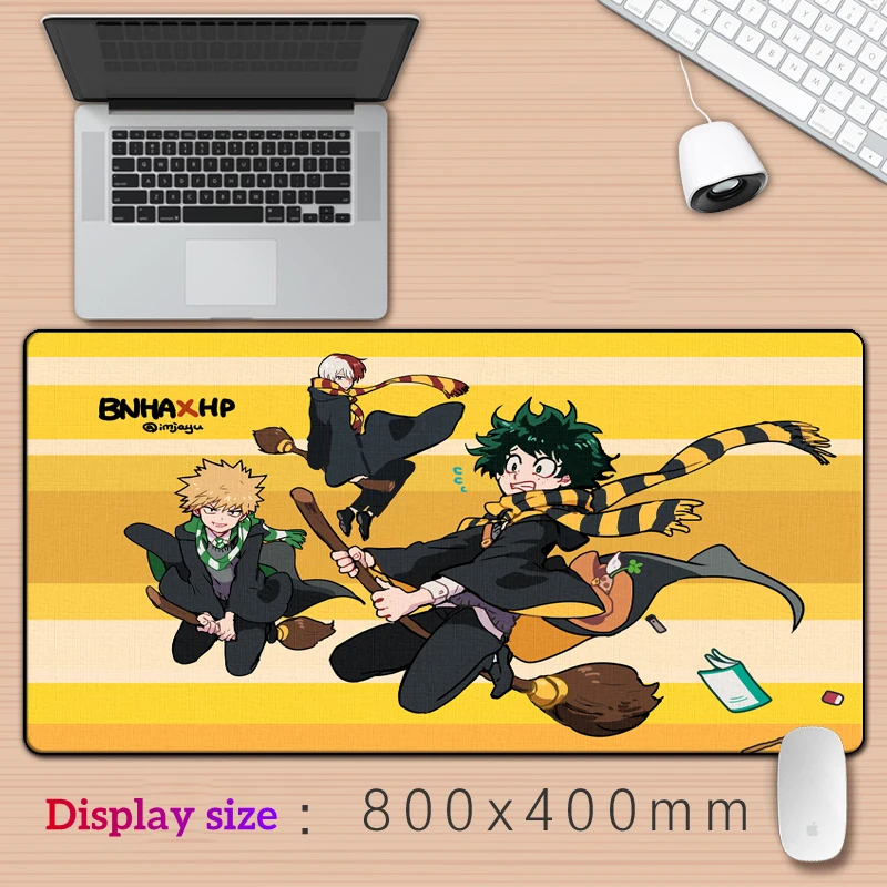 

My Hero Anim Printing XXL Mouse Pad Gamer Accessory Hot Large Desk Pads Computer Lock Edge Keyboard Non-slip Mat Accessories