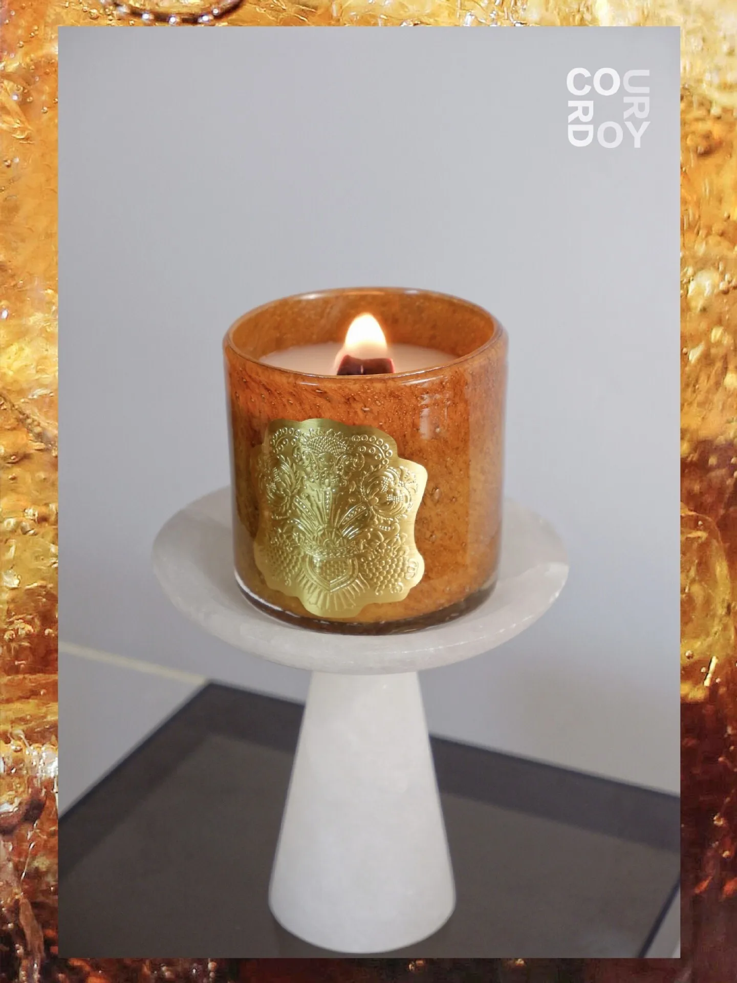 CORDEROY Черно-белая серая серия 2024 ароматерапевтические свечи ручной работы