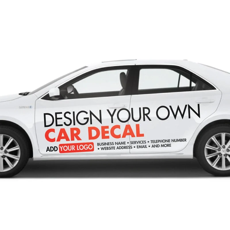 Пользовательские Переводные автомобильные наклейки водонепроницаемые с