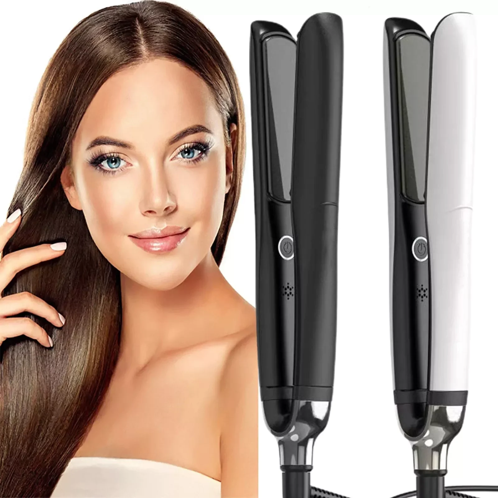 2 in 1 Hair Styler Heats Up Fast Hair Straightener Curler for Women No Hair Damage Hair Styling Tools Curling Hair Tool boucleur