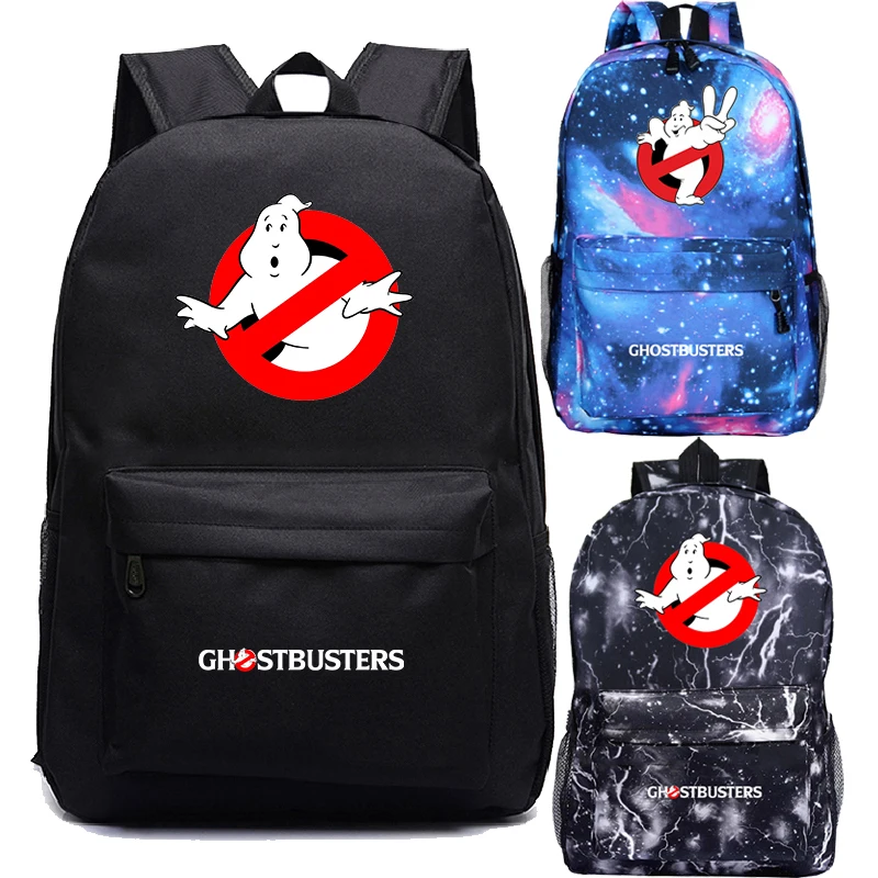 Ghost Busters Backpack Travel Bagpack Ghostbusters Shouler Knapsack Boys Girls Schoolbag Laptop Bag Teens Book Bag For Kids