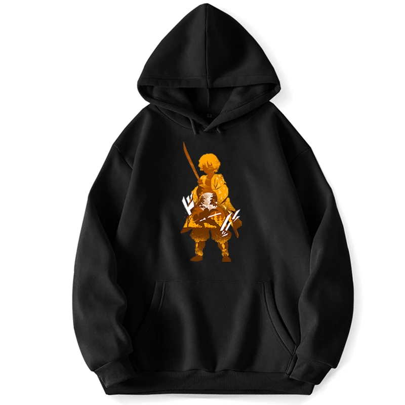 Anime   Sweatshirts For Men Hoodies Jumper Hooded Pocket Autumn