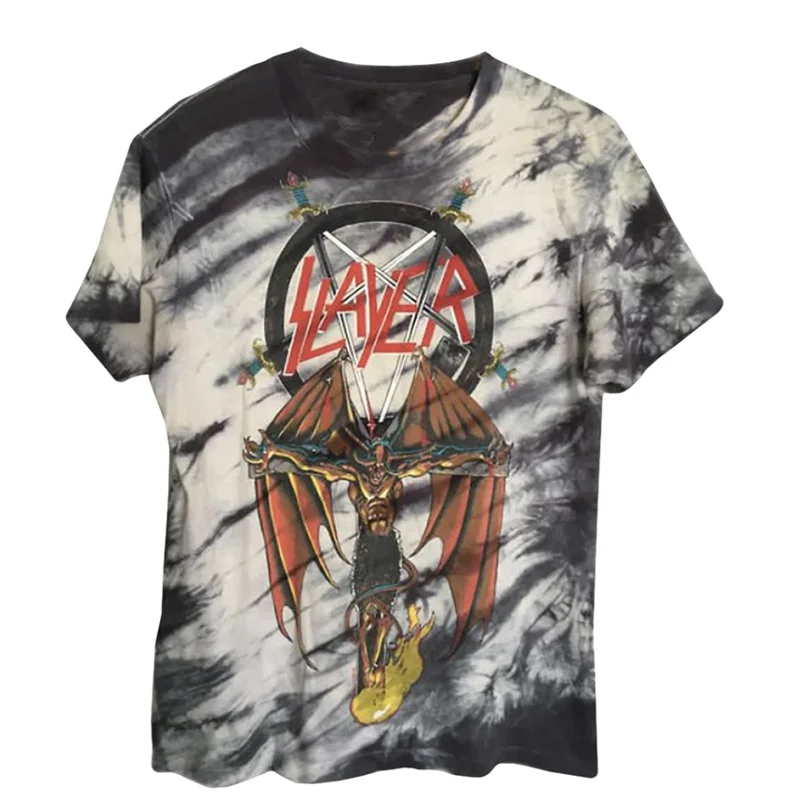

Slayer Tie-dye neutral print T-shirt