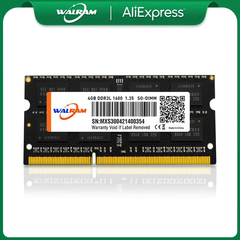 WAL оперативная Память ddr4 DDR3 8 ГБ 4 16 ОЗУ для ноутбука 1333 1600 1866 2400 2666 2133 3200 DDR3L 204pin Sodimm
