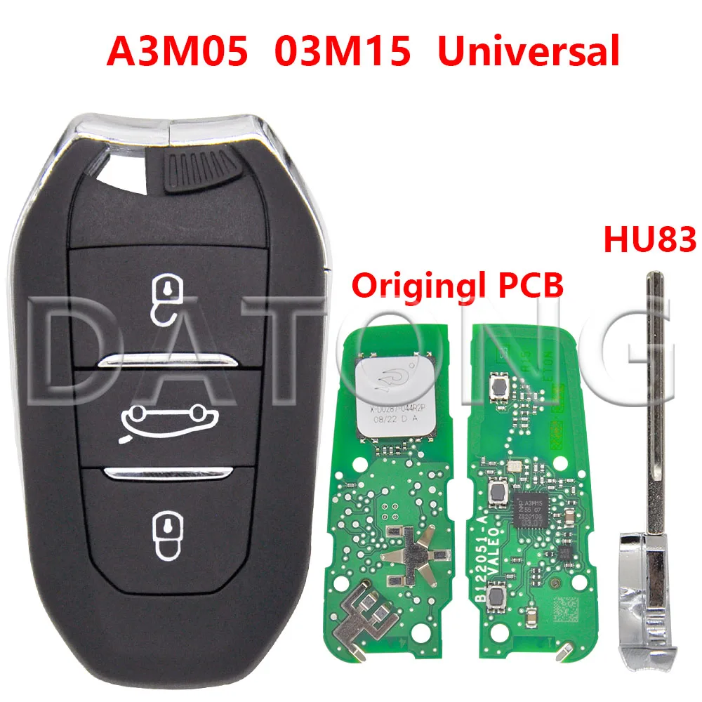 

Оригинальная печатная плата Datong World IM3A 4A A3M05/A3M15, чип 433 МГц, бесконтактный автомобильный дистанционный ключ для Peugeot 508 5008 Citroen C3 C4 Opel