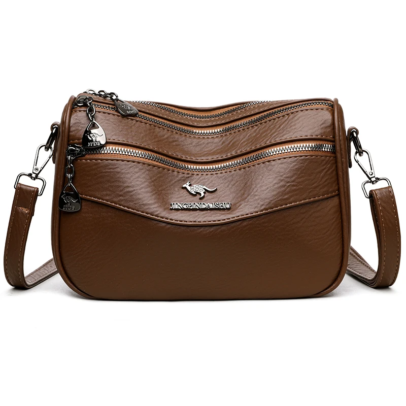 Высококачественные однотонные кошельки сумки на плечо роскошные женские через