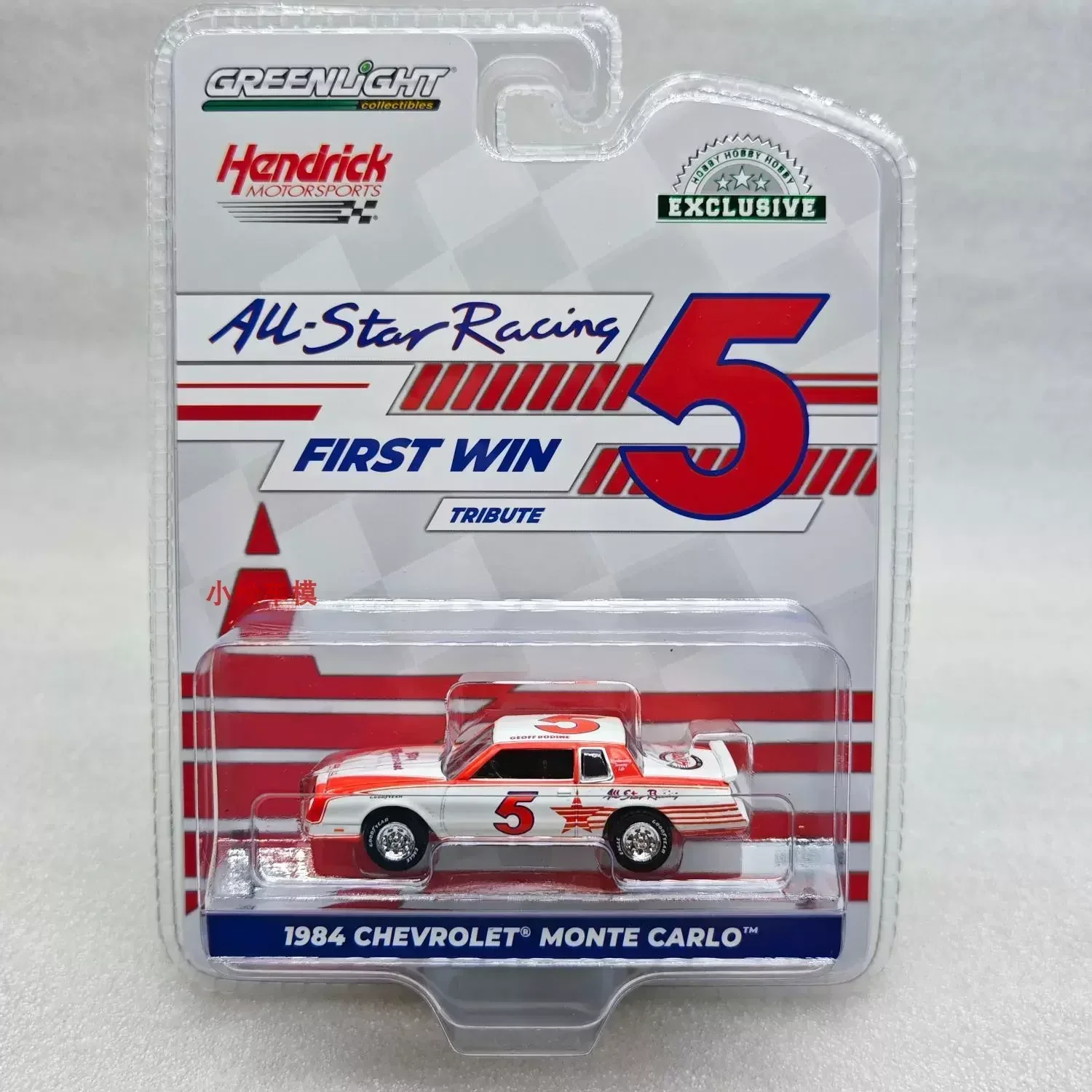1:64 1984 CHEVROLET MONTE CARLO # 5 модель автомобиля из сплава с высокой имитацией