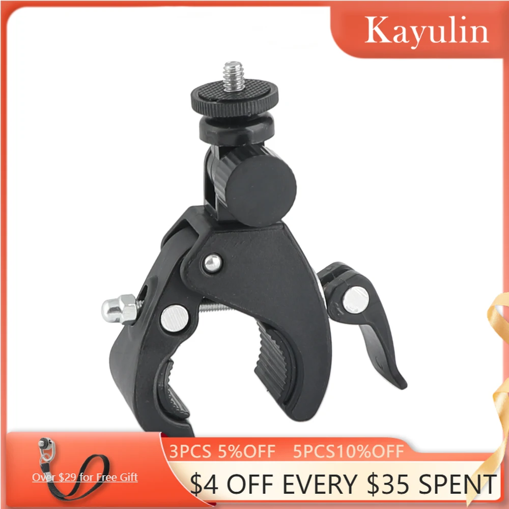 

Kayulin Super Clamp Crap Quick Release Pipe Clamp For Camera Monitor Mount