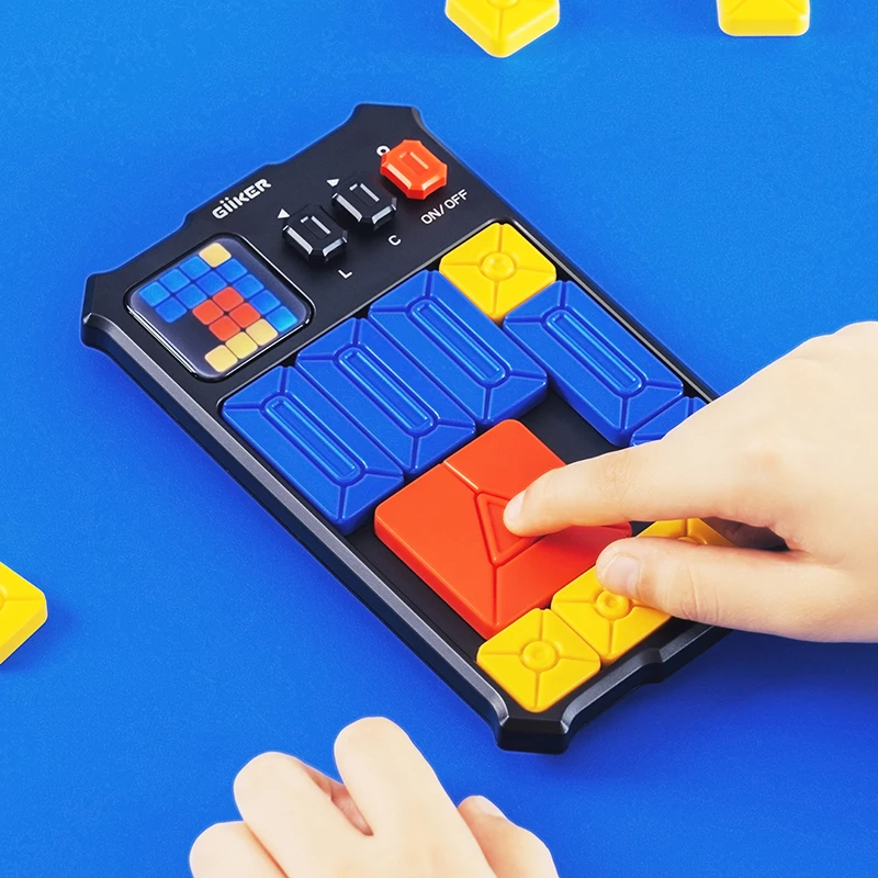 

Giiker Super Slide Huarong Road Smart Sensor Game 500+ Levelled UP Brain Teaser Puzzles Interactive Fidget Toys For Kids Gifts