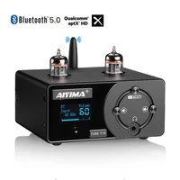 aiyima audio tube t10 decoder mini hifi usb dac headphone amplifier bluetooth qcc3031 aptx coaxial opt pc usb remote control
