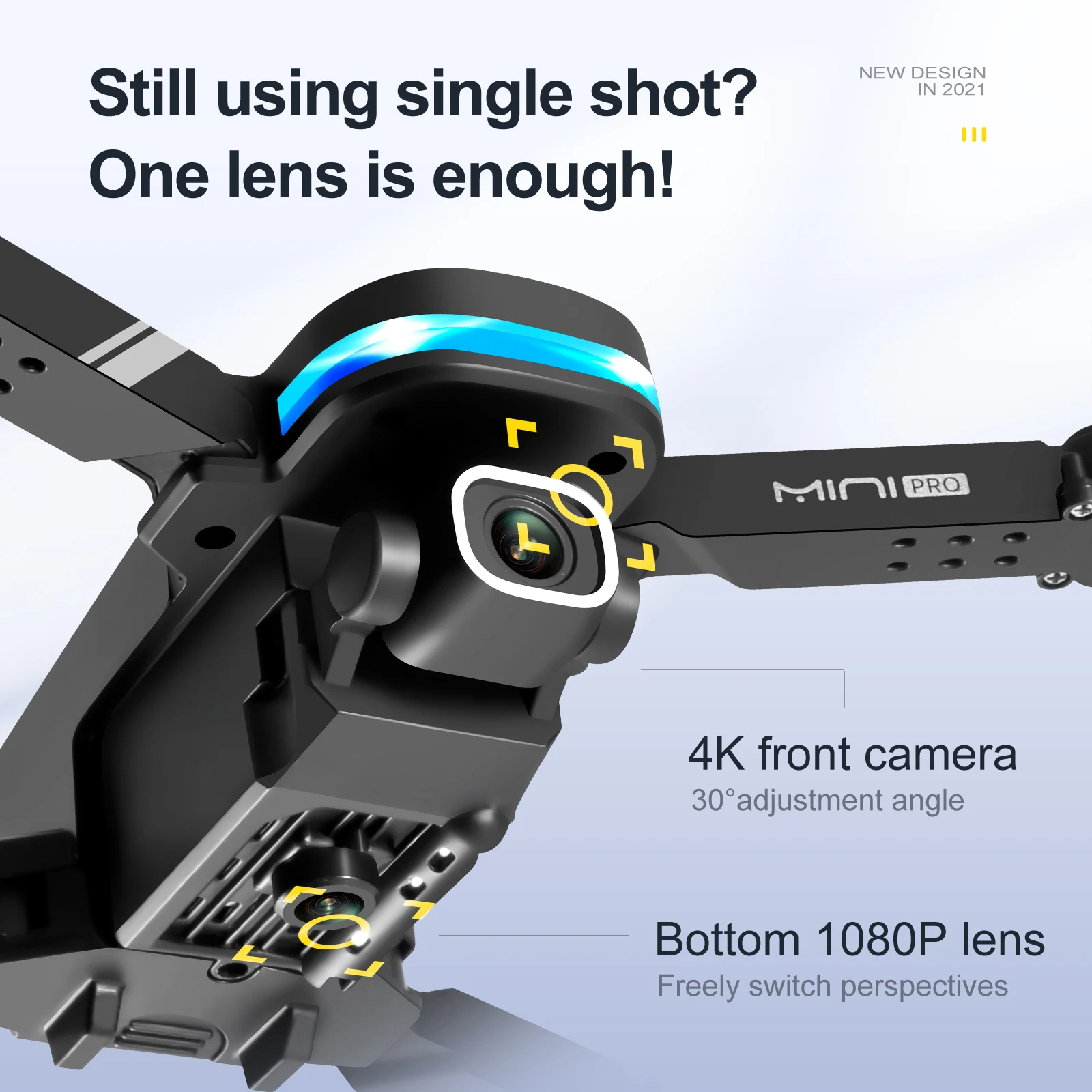 Мини-Дрон KY910 4K 2 4 ГГц Wi-Fi FPV | Электроника