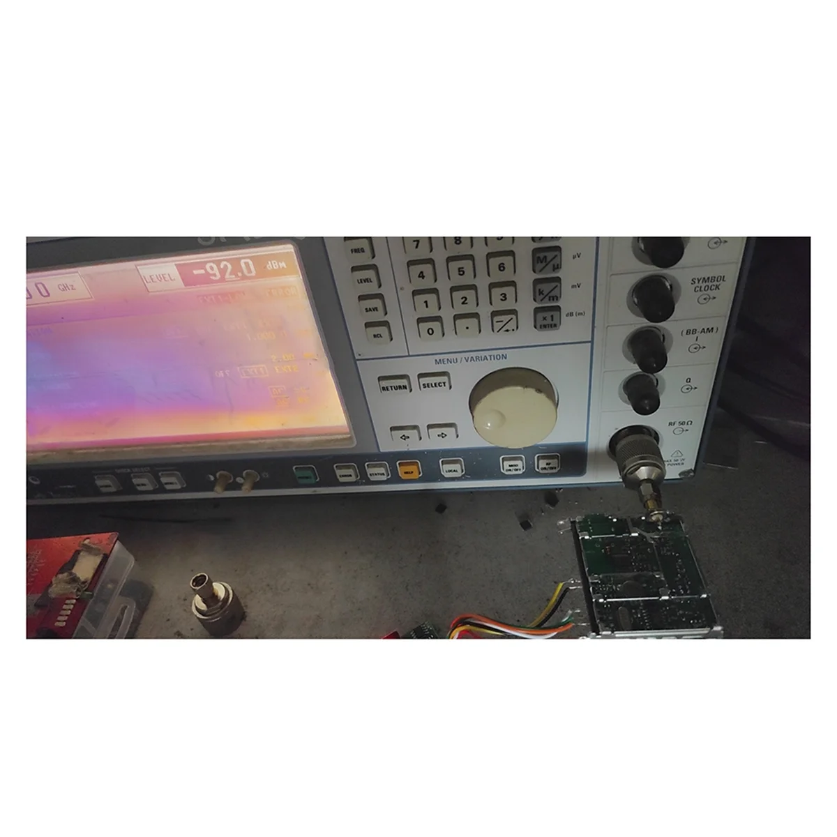 FPV 1.2G 1.3G VRX 12-канальный видеоприемник с цифровым дисплеем -92 дБм для модели Drone RC