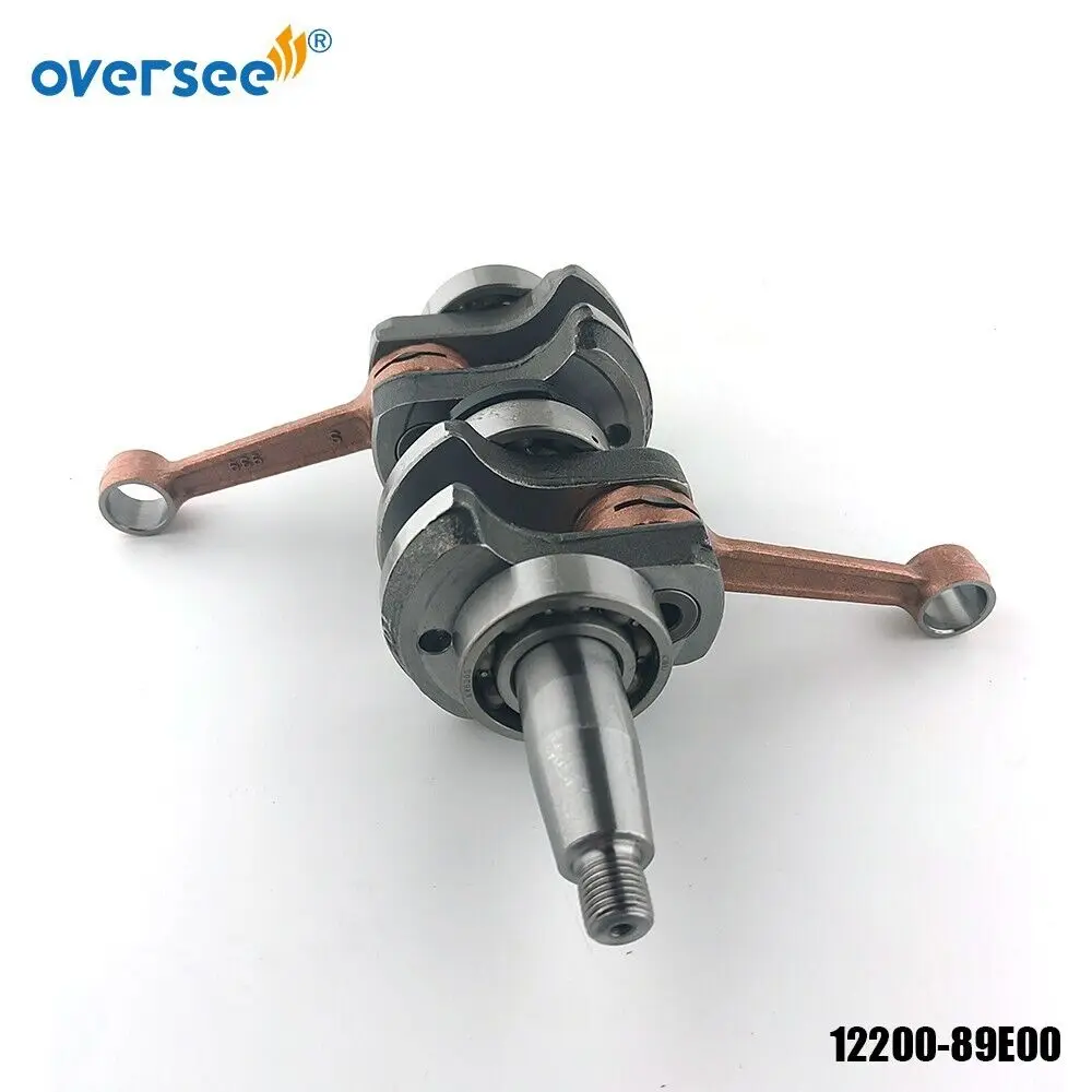 Кривошипный вал Oversee 12200-89E00 12200-89E01 для подвесного двигателя Suzuki DT15 HP DT15C