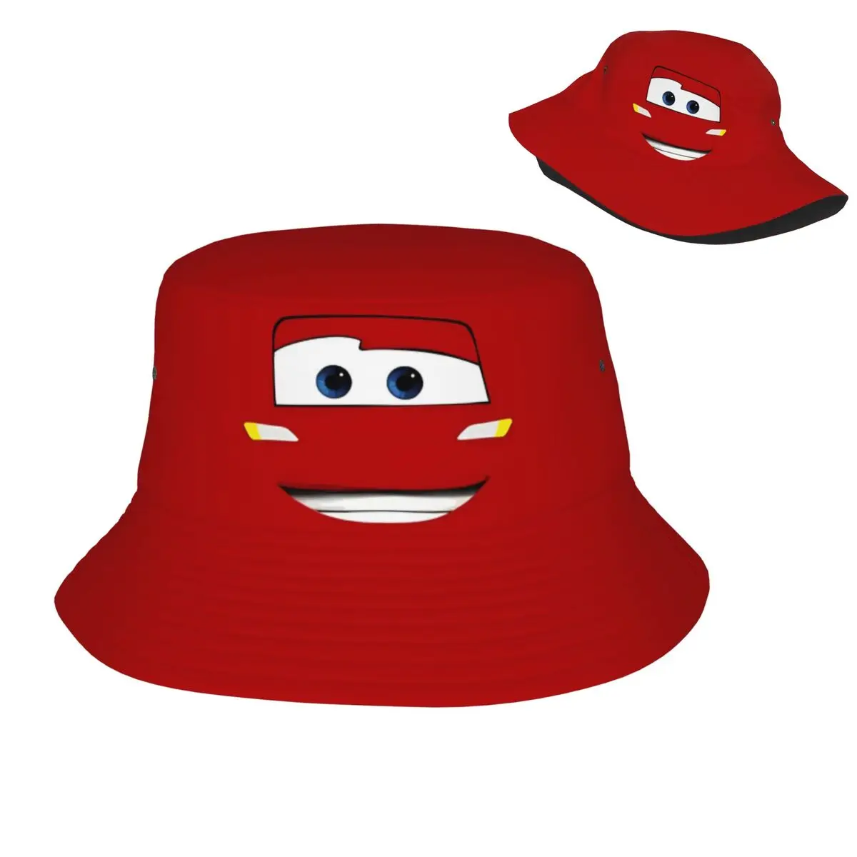 Панама с молнией Маккуин для улицы хлопковая шляпа от солнца девочек и мальчиков