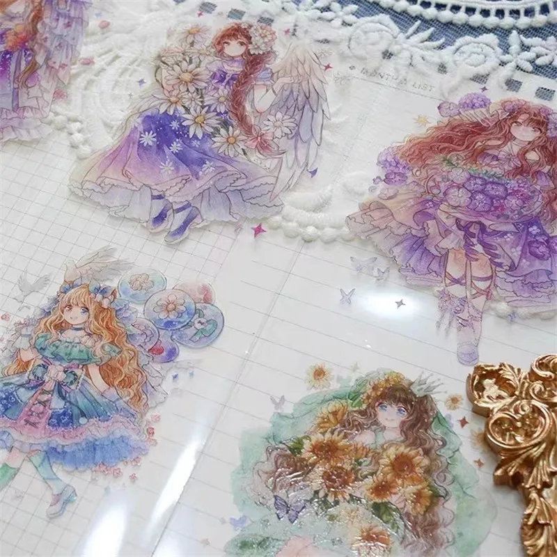

Сказочные Волшебные Ленты Washi для изготовления открыток, самодельные наклейки для скрапбукинга