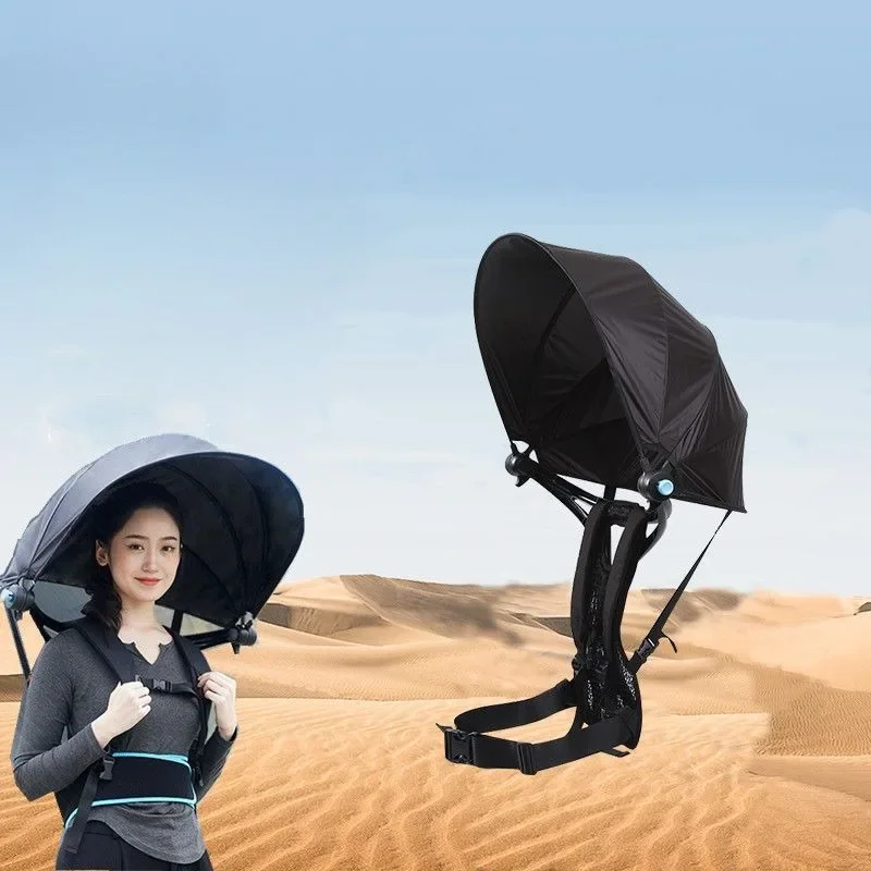 Рюкзак формовочный складной зонт уличный дорожный УФ-защита ручные зонты без рук