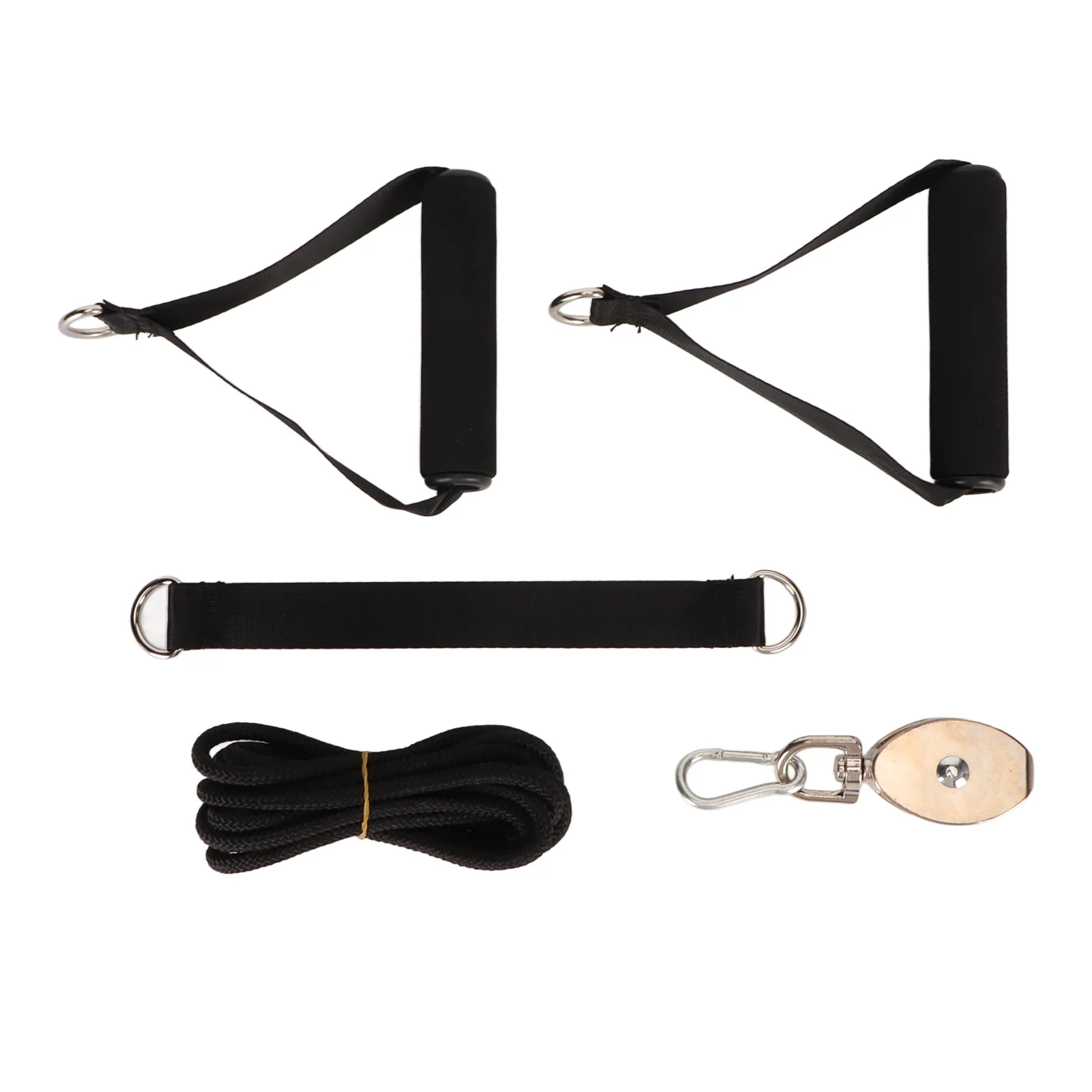 

Overhead Shoulder Exercise Pulley Foam Handle Rehabilitation Training Comfortable Grip Over Door Shoulder Pulley for Daily Use