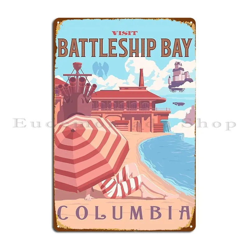 Металлический настенный плакат с изображением Колумбии