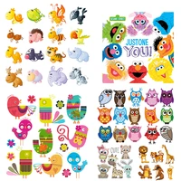 cartoon animals iron on patches clothing thermoadhesive patches fusible patch heat transfer vinyl designs anime unicorns sticker