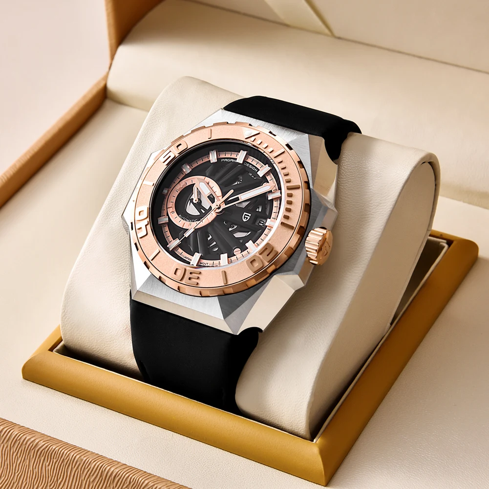 

Часы наручные PAGANI Мужские механические, водонепроницаемые (47,5 мм)