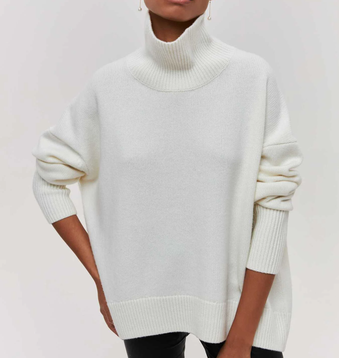 Новинка 2023 женский осенний свитер хорошего качества толстый вязаный пуловер с
