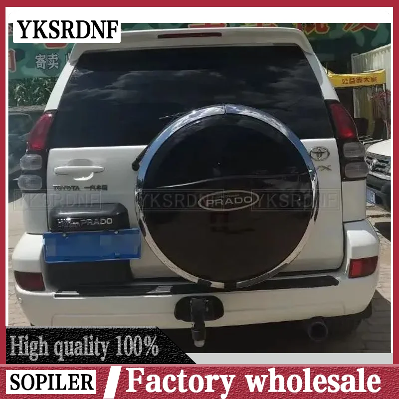 

Для 2003 2004 2005 2006 2007 2008 2009 Toyota Land Cruiser Prado FJ120 4000 спойлер из АБС-материала Автомобильный задний спойлер