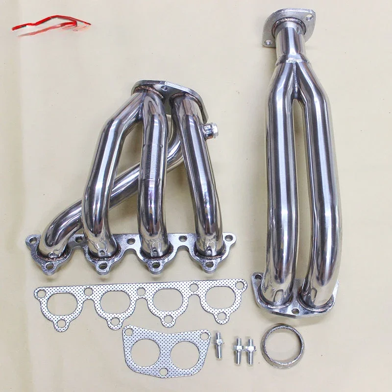 Фото Подходит для 88-00 /CRX/DEL SOL D15/D16 VTEC ВЫХЛОПНЫЙ ГОЛОВЕРШНИК НЕРЖАВЕЮЩИЙ + ПРОКЛАДКА + БРОТА №1