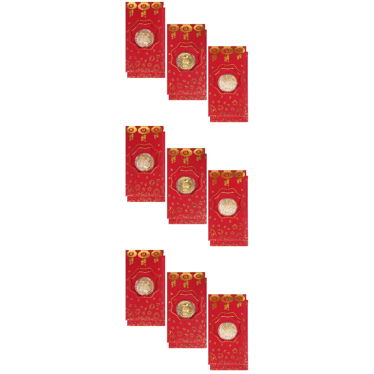

18 pcs Fortune Rabbit Red Envelopes Chinese New Year Personality Money Pockets
