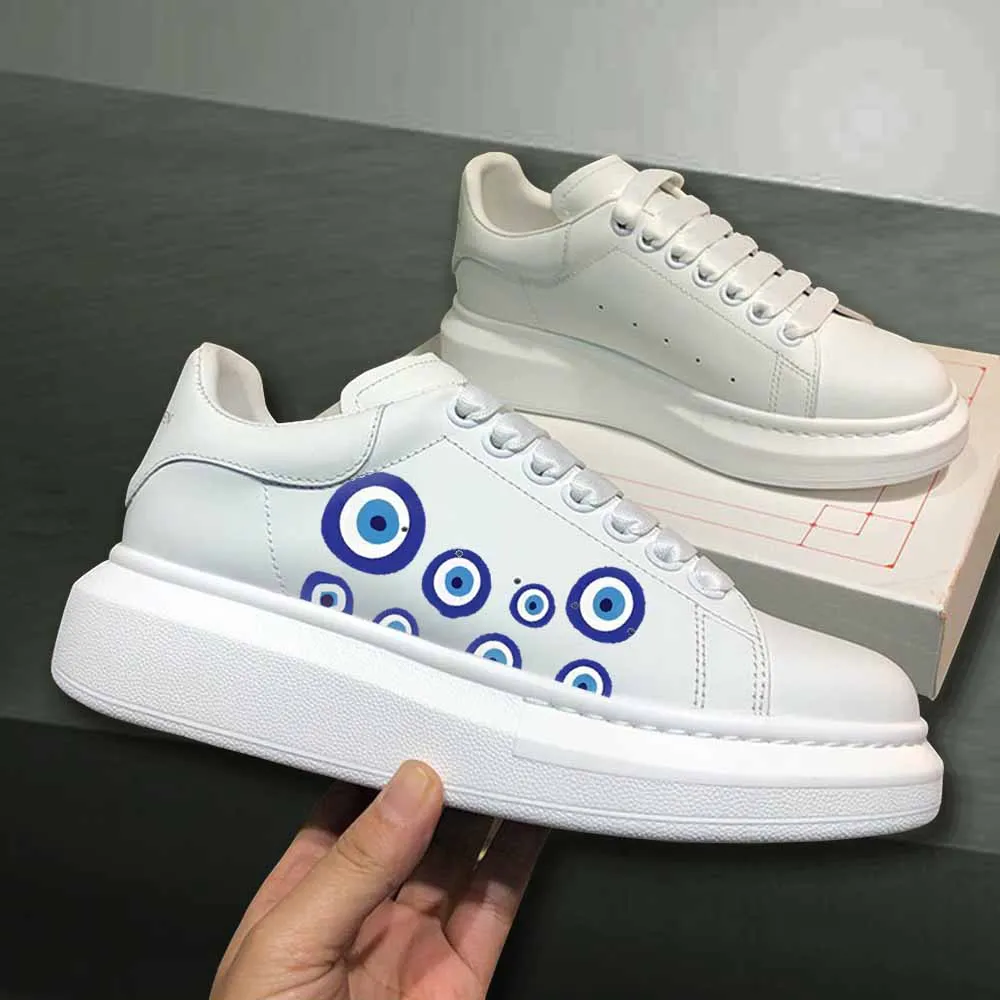

Кроссовки унисекс на платформе и плоской подошве, с 3d-граффити