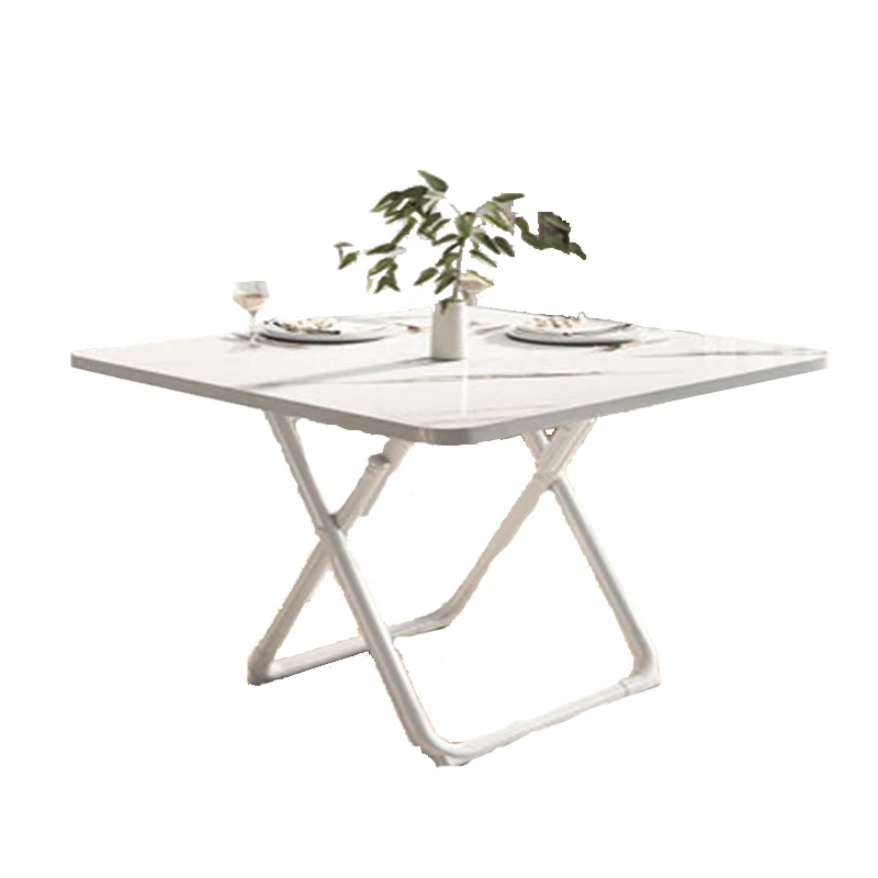 

Квадратный стол, складной обеденный стол, удобный стол для хранения с простой установкой в маленькую квартиру