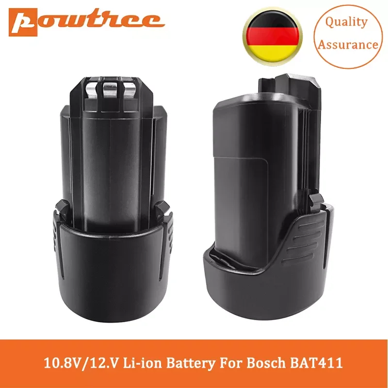 

Powtree 3000/6000mAh 10.8V/12V BAT420 Replacement Battery for Bosch BAT411 BAT412A BAT413A 2607336013 2607336014 Li-ion Battery