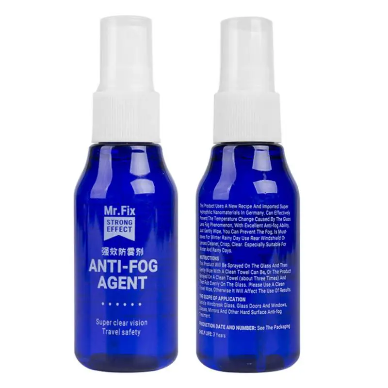 

Anti-Fog Spray For Car Glass Waterproof Anti Fogging Spray For Car Window Glass Cleaner Agent For Automotive Glass Mirrors