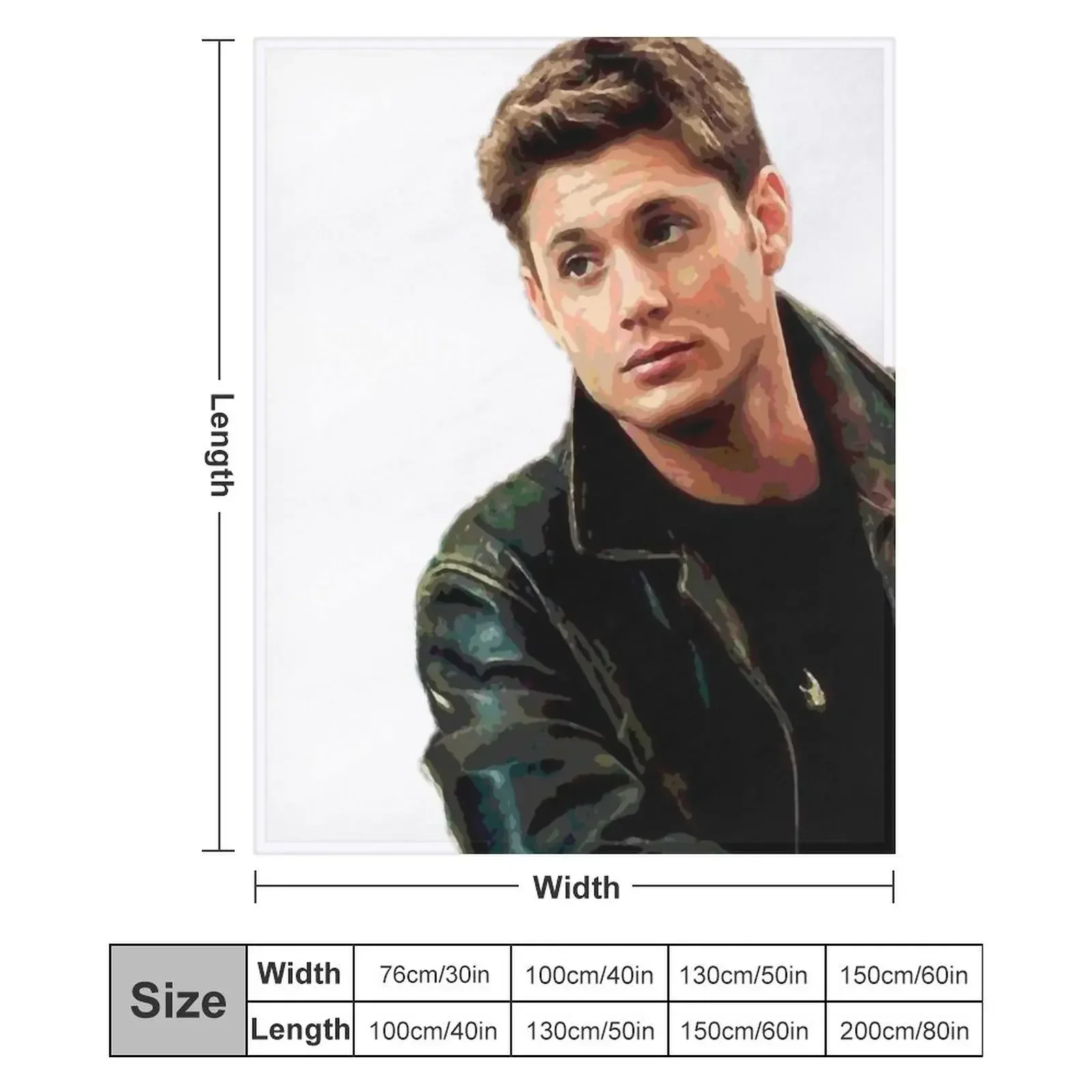 Пушистое одеяло Dean Winchester