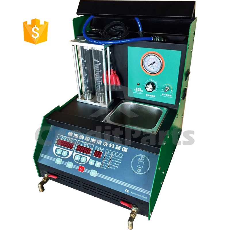 

CreditParts Electronic 2 Jars Ultrasonic Fuel Injector Tester Cleaner Machine FIT-107T