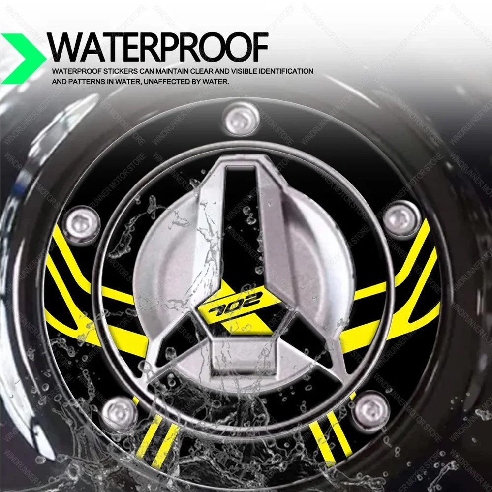 Для TRK 702X TRK702X аксессуары для мотоциклов водостойкая защитная наклейка на бак 3D из