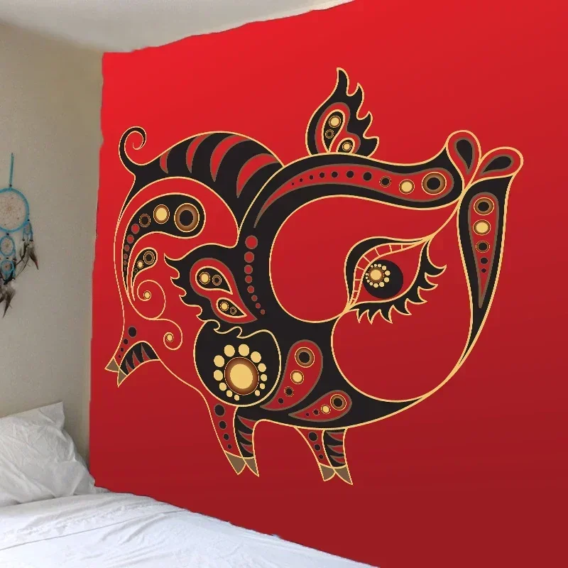 Гобелен с индийской мандалой Подвесной Настенный Коврик для песчаного пляжа