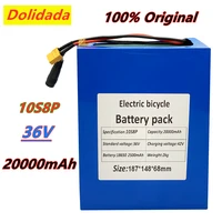 10s8p 36v 20ah 250w1000w 36v 20000mah battery 42vlithium battery pack with 30a bms for ebike electric car bicycle motor scooter