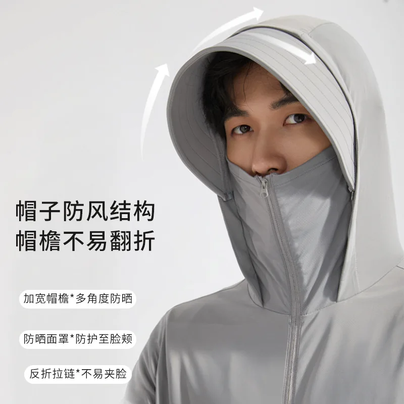 Мужская быстросохнущая рубашка с защитой от солнца UPF 50 + карманами