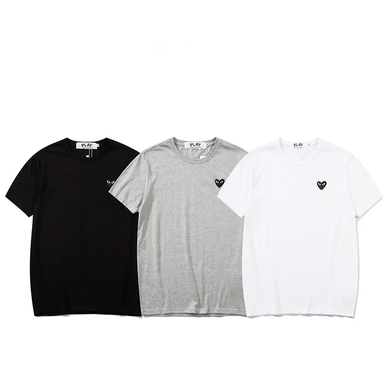 

PLAY Tees Men's and Women's Unisex Printed Round Neck Short Sleeve All-match T-shirt