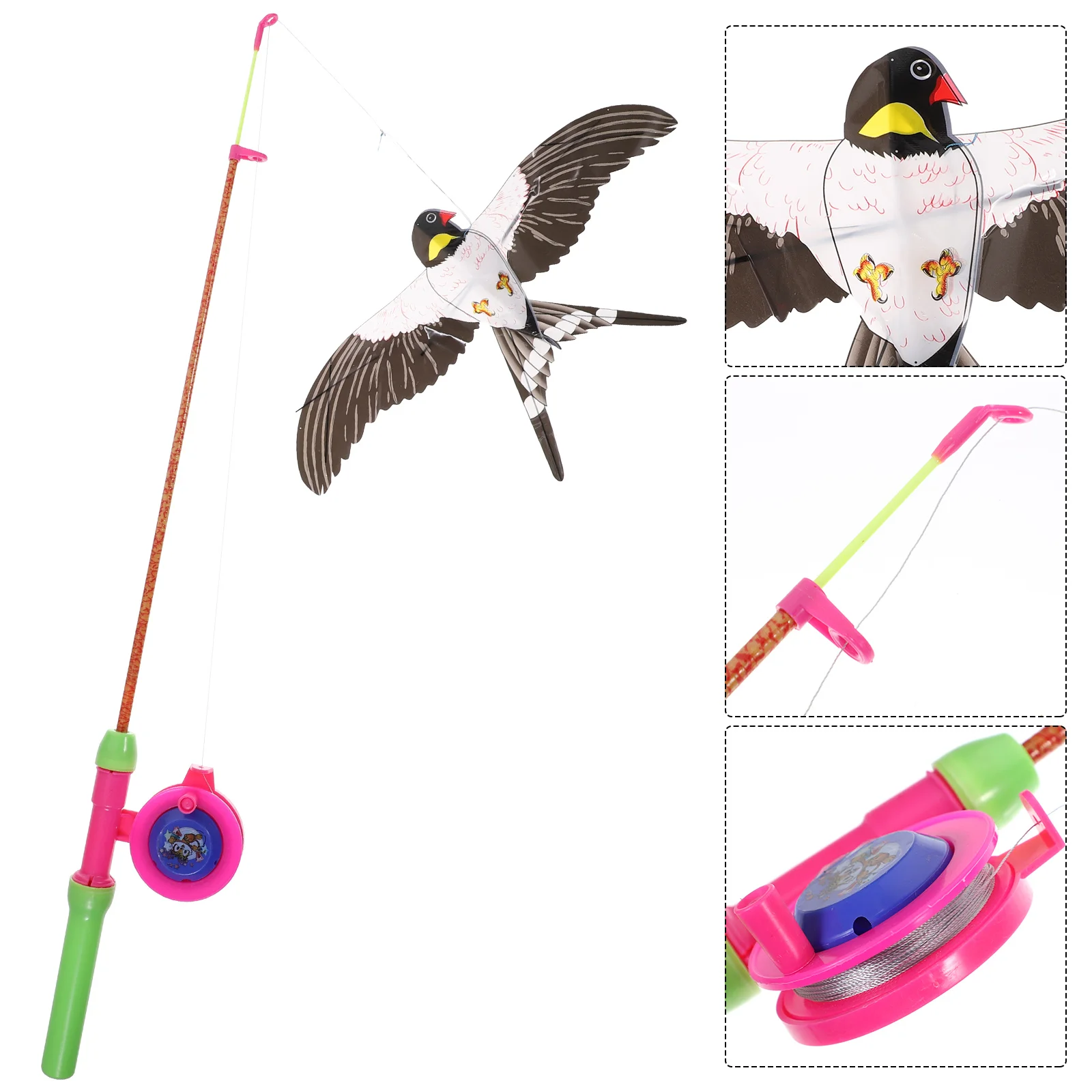 

Eagle Kite Children Easy Fly Sand & Beach Toys Cartoon Swallow Kid Outdoor Funny Bird Modeling Sports
