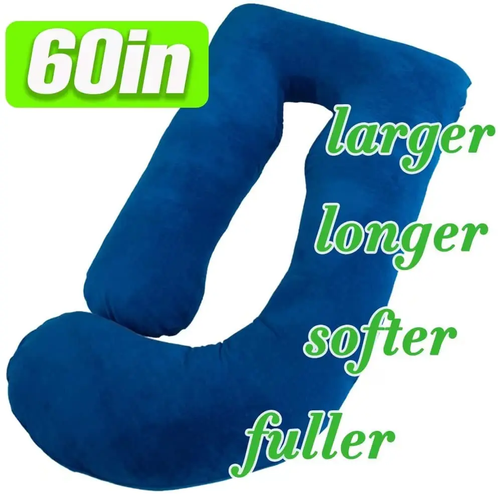 

60 Inch Pregnancy Pillows for Sleeping Extra Large U Shaped Body Pillow Pregnancy Pillow Maternity Pillow for Pregnant Women